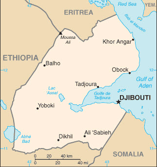 Djibouti Basic Map