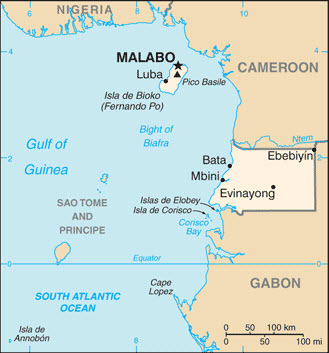 Equatorial Guinea Basic Map