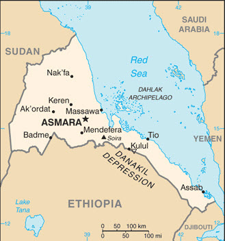 Eritrea Basic Map
