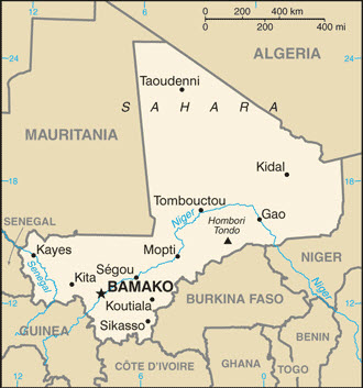 Mali Basic Map
