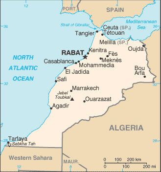 Morocco Basic Map