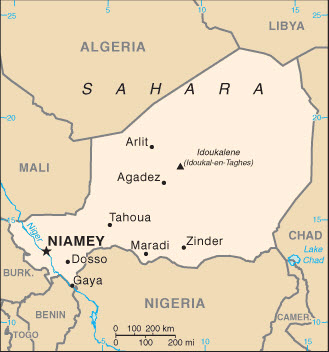 Niger Basic Map