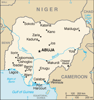 Nigeria Basic Map
