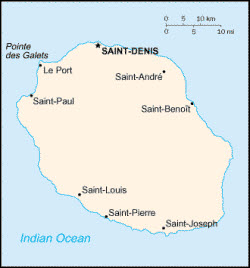 Réunion Basic Map