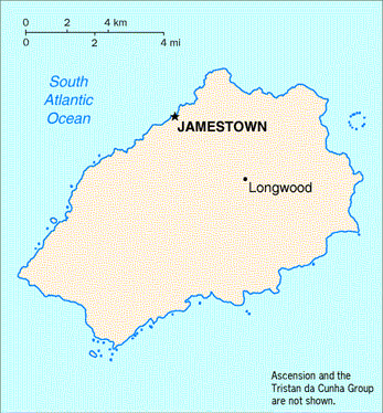 Saint Helena Basic Map