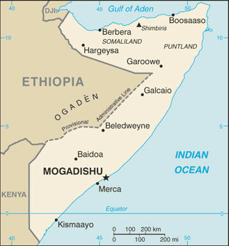 Somalia Basic Map