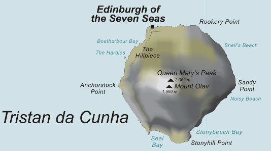 Saint Helena Basic Map