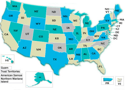 United States Places A-Z