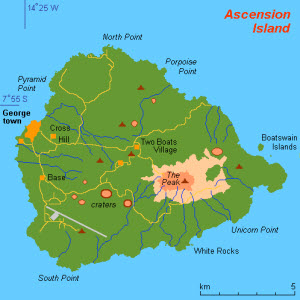Saint Helena, Ascension, Tristan Da Cunha Interactive Map - Saint ...